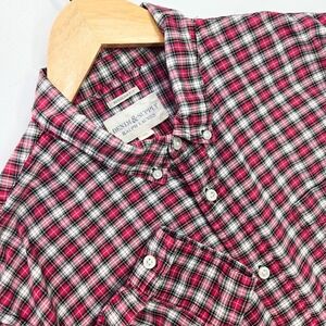 Denim & Supply Polo Ralph Lauren XL XLarge Button Up Check Shirt Plaid Christmas